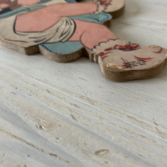 Vintage Nursery wall pin up, 1952 Mother Goose Pin-UPS by the Dolly Toy Co. - Picture 5 of 8